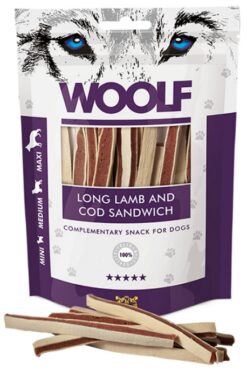 WOOLF soft lamb and cod sandwich long 100 g Woolf www.bohre.sk