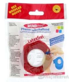 WUNDmed Elastická náplasť 2,5cmx4,5m, 1ks WUNDmed www.bohre.sk