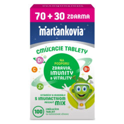 Walmark Marťankovia S Imunactivom cmúľacie tablety príchuť mix 70+30 tabliet WALMARK www.bohre.sk