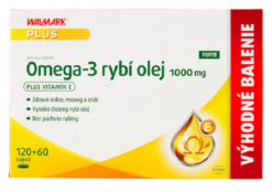 Walmark Omega-3 rybí olej Forte 1000 mg 180 toboliek WALMARK www.bohre.sk
