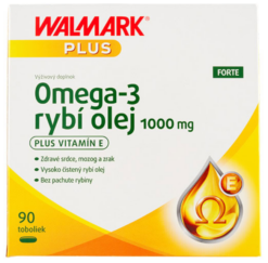 Walmark Omega-3 rybí olej Forte 1000 mg 90 kapsúl WALMARK www.bohre.sk
