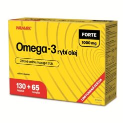 Walmark Omega-3 rybí olej forte promo 130 + 65 kapsúl WALMARK www.bohre.sk