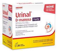 Walmark Urinal D-mannose Forte 20 vrecúšok Urinal www.bohre.sk