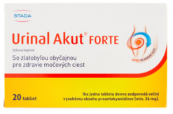 Walmark Urinal akut Forte so zlatobylobou 20 tabliet Urinal www.bohre.sk
