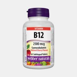 Webber Naturals Vitamín B12 2500mcg 60 tabliet Webber Naturals www.bohre.sk