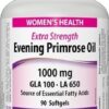 Webber Púpalka dvojročná Extra silná 1000 mg GLA+LA 90 tabliet Webber Naturals www.bohre.sk