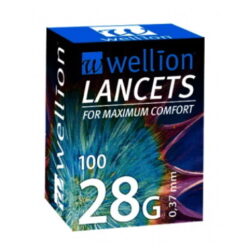 Wellion LANCETS 28G Lanceta sterilná 100 ks Wellion www.bohre.sk