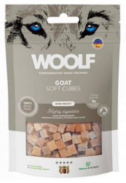 Woolf Dog Soft Cubes kozie, maškrta pre psy 100g Woolf www.bohre.sk