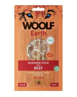Woolf Earth Noohide Beef S 90 g Woolf www.bohre.sk