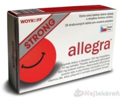 Woykoff Allegra STRONG 30 tabliet Allegra www.bohre.sk