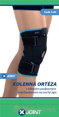 X-JOINT 504 Kolenná ortéza s kĺbovým podporným mechanizmom, na suchý zips QuickPharm www.bohre.sk