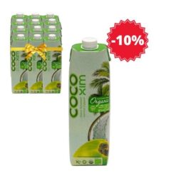 XL balenie - BIO Kokosová voda organic COCOXIM 12x1000 ml Cocoxim www.bohre.sk