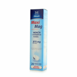 ZDROVIT MaxiMag horčík forte (375 mg) + vitamín B6 20 šumivých tabliet Zdrovit www.bohre.sk