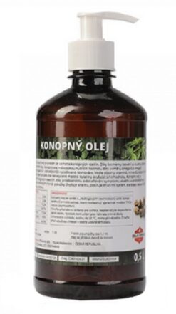 ZEUS Olej konopný pre psy a mačky 500ml ZEUS SERVIS www.bohre.sk