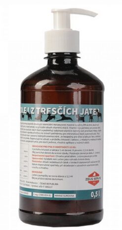 ZEUS Olej z treščej pečene pre psy 500ml ZEUS SERVIS www.bohre.sk
