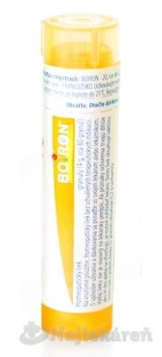 ZINCUM METALLICUM, GRA HOM CH15, na neurologické indikácie, 4 g Boiron www.bohre.sk