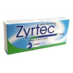 ZYRTEC 10 mg 7 tabliet Zyrtec www.bohre.sk