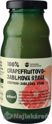 Zdravo 100% grapefruit a jablko 200 ml Zdravo organic www.bohre.sk