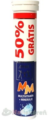 Zdrovit MULTIVITAMÍN + MINERÁLY 50% grátis, 20 šumivých tabliet Zdrovit www.bohre.sk