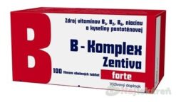 Zentiva B-Komplex Forte 100 draže Zentiva www.bohre.sk