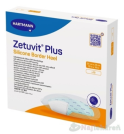 Zetuvit Plus Silicone Border Heel kompres sterilný 10 ks Paul Hartmann AG www.bohre.sk