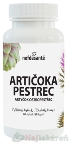 nefdesante ARTIČOKA PESTREC 60ks NEF DE SANTE, s.r.o. www.bohre.sk